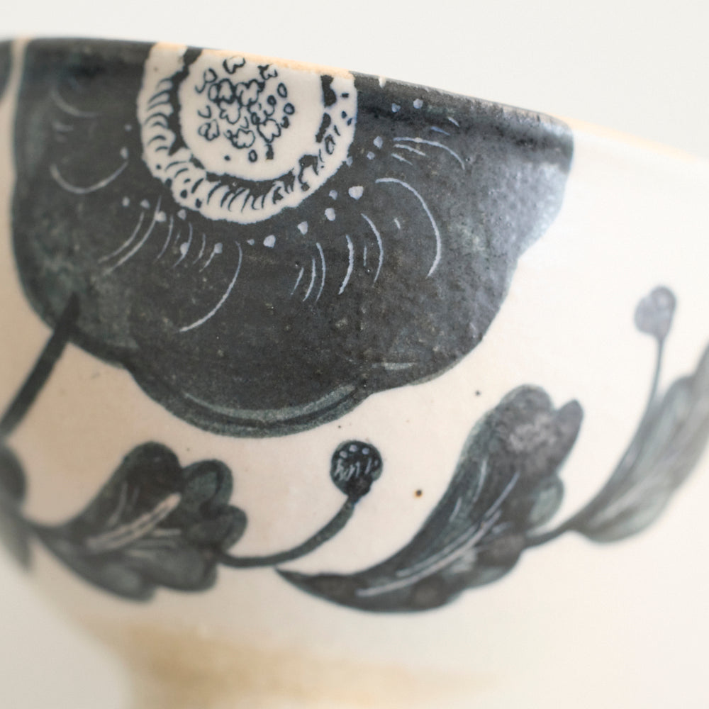 83 Green lotus square plate (S)
