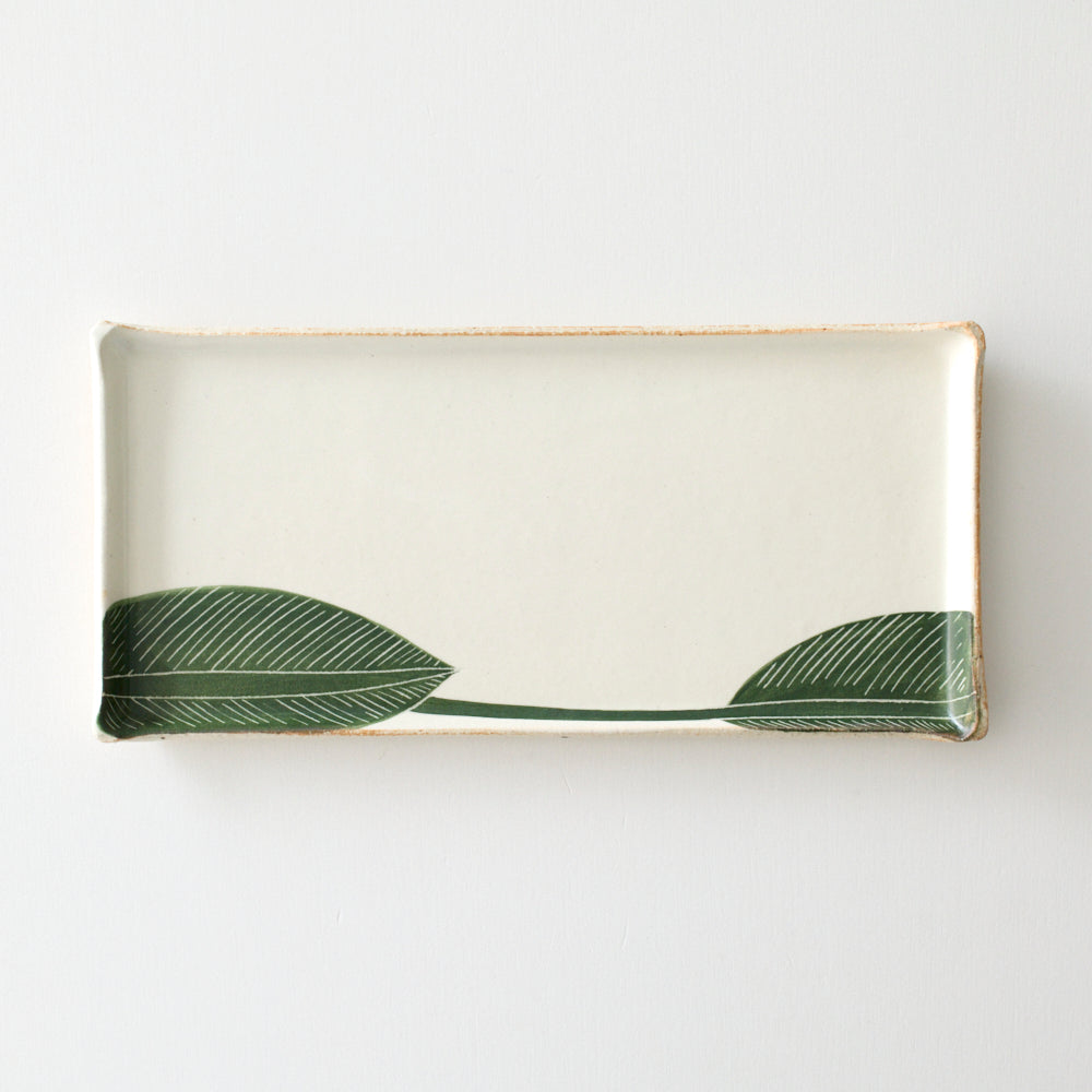 77 Banana Leaf Square Plate