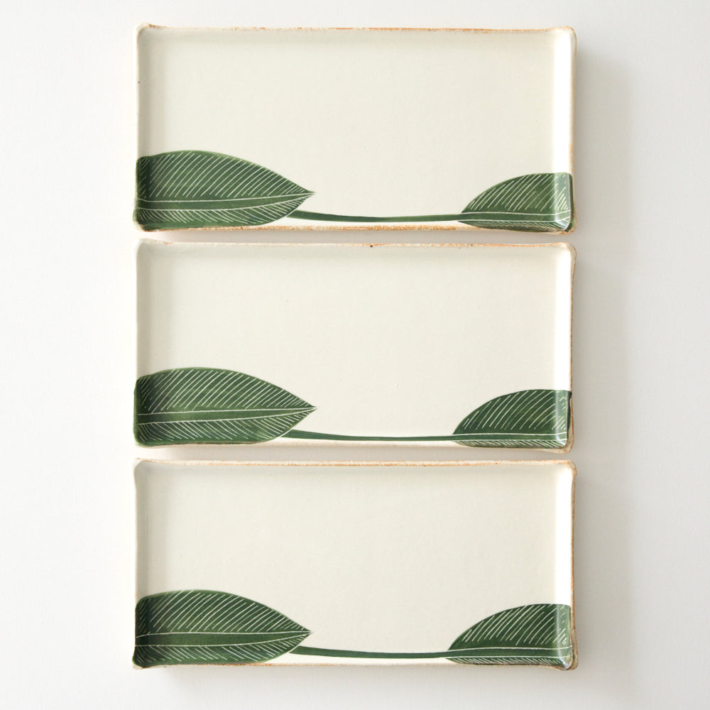 77 Banana Leaf Square Plate