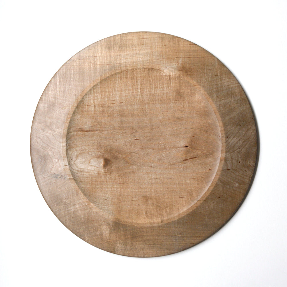 Japanese maple tray 300mm iron mordant glass coating
