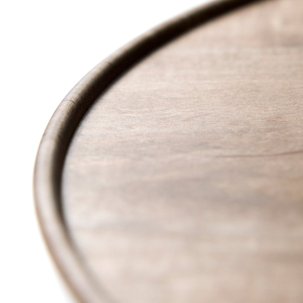 Japanese maple tray 300mm iron mordant glass coating