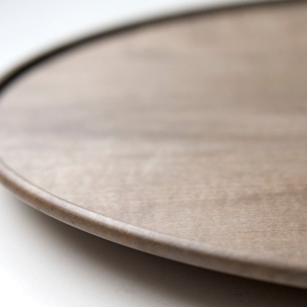 Japanese maple tray 300mm iron mordant glass coating