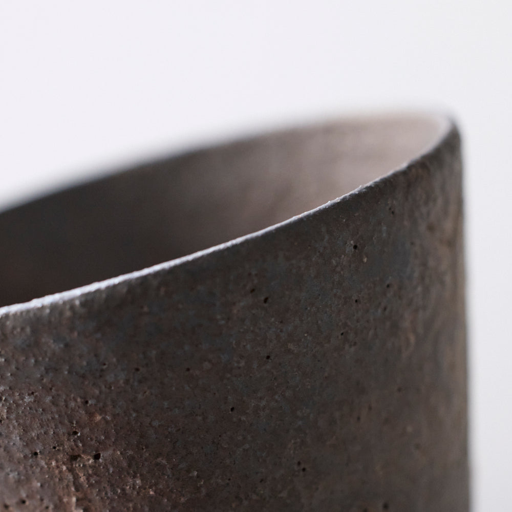 02 そばちょこ(大) 黒釉