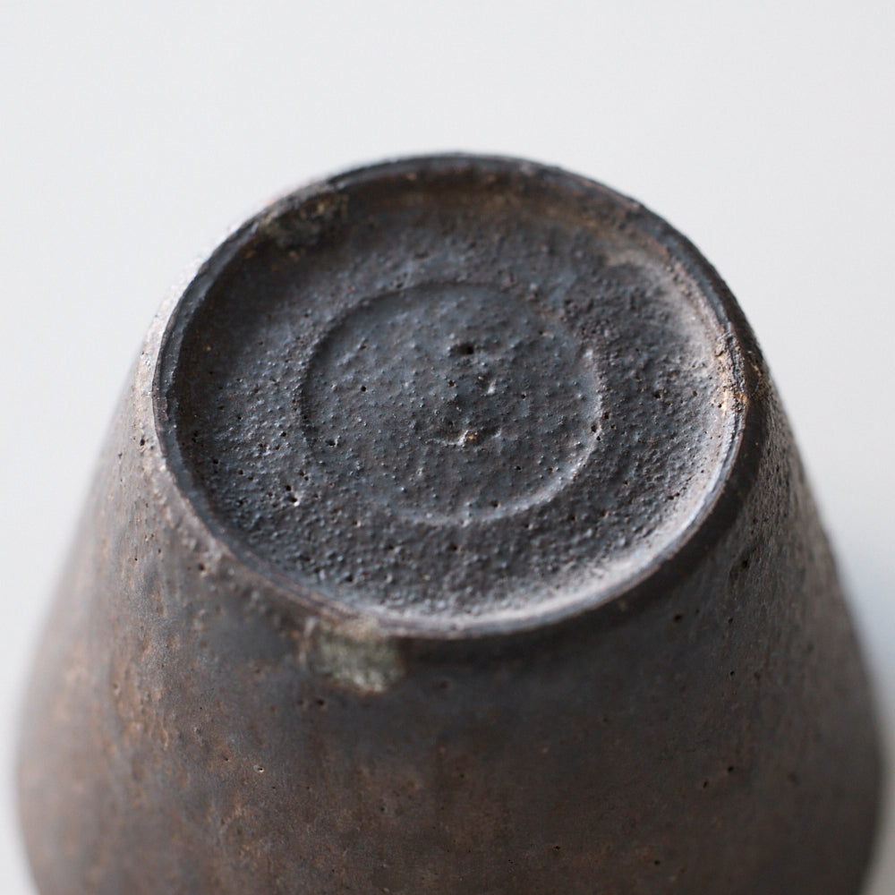 02 そばちょこ(大) 黒釉