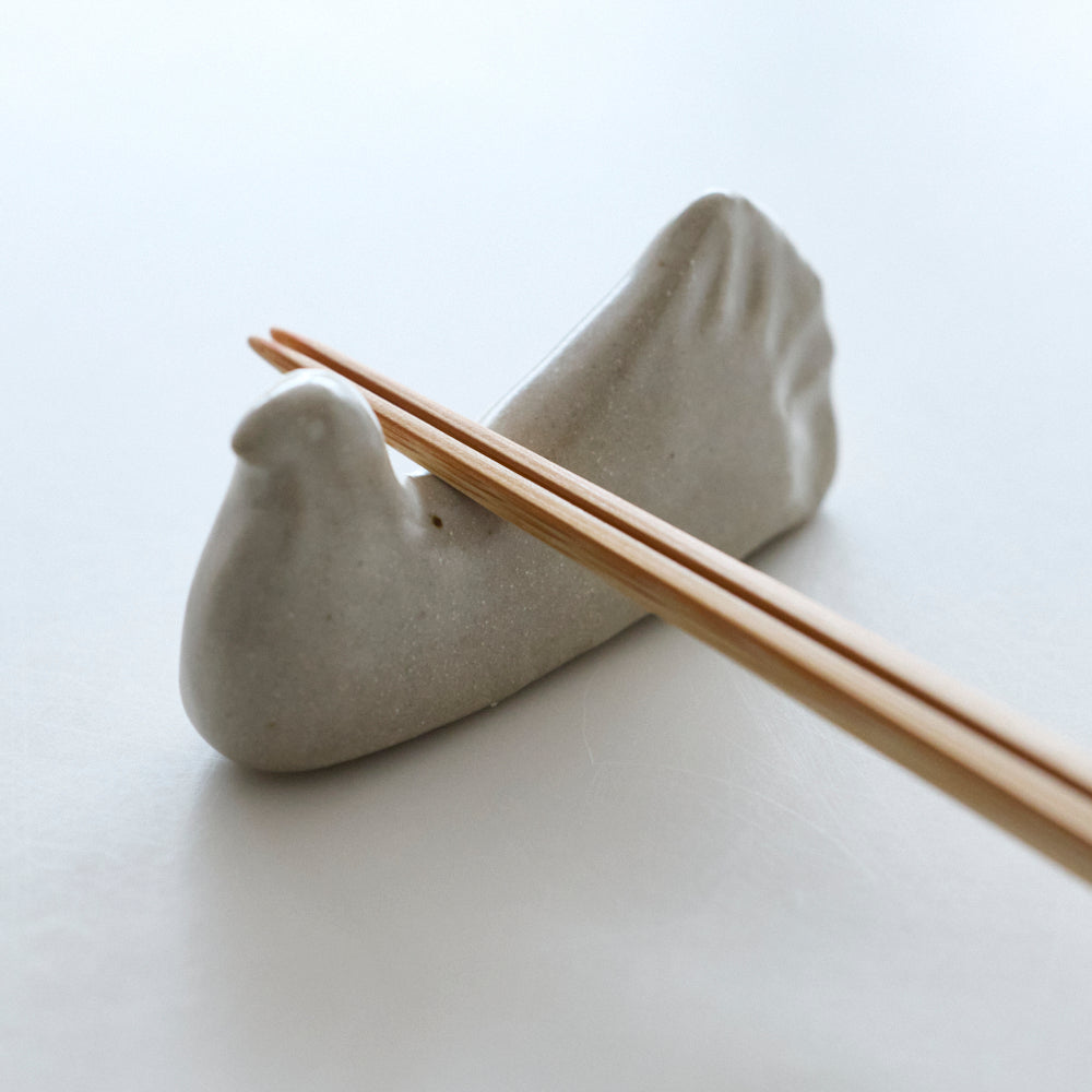 09 Chopstick Rest, White Dove