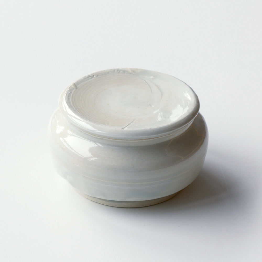 50 白瓷平蓋物