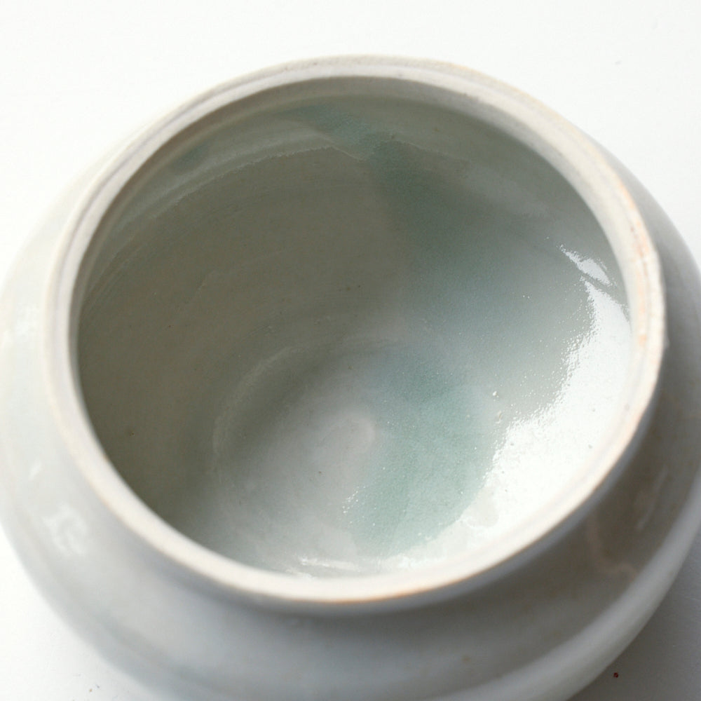 50 白瓷平蓋物
