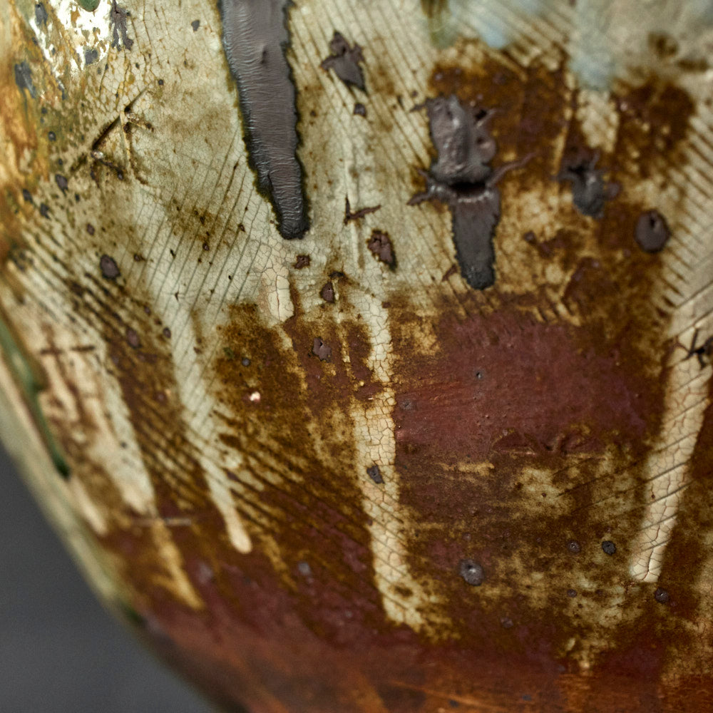 01 灰かむり粉引大壺