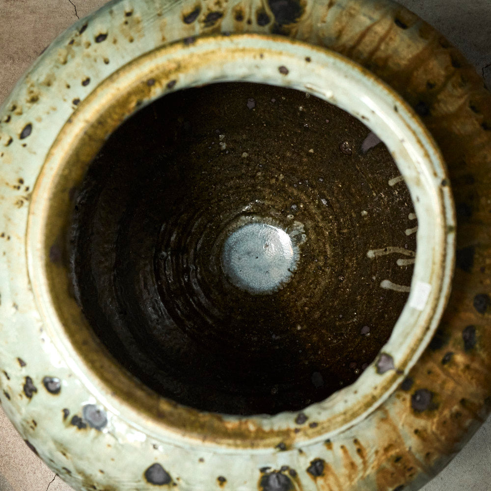 01 灰かむり粉引大壺