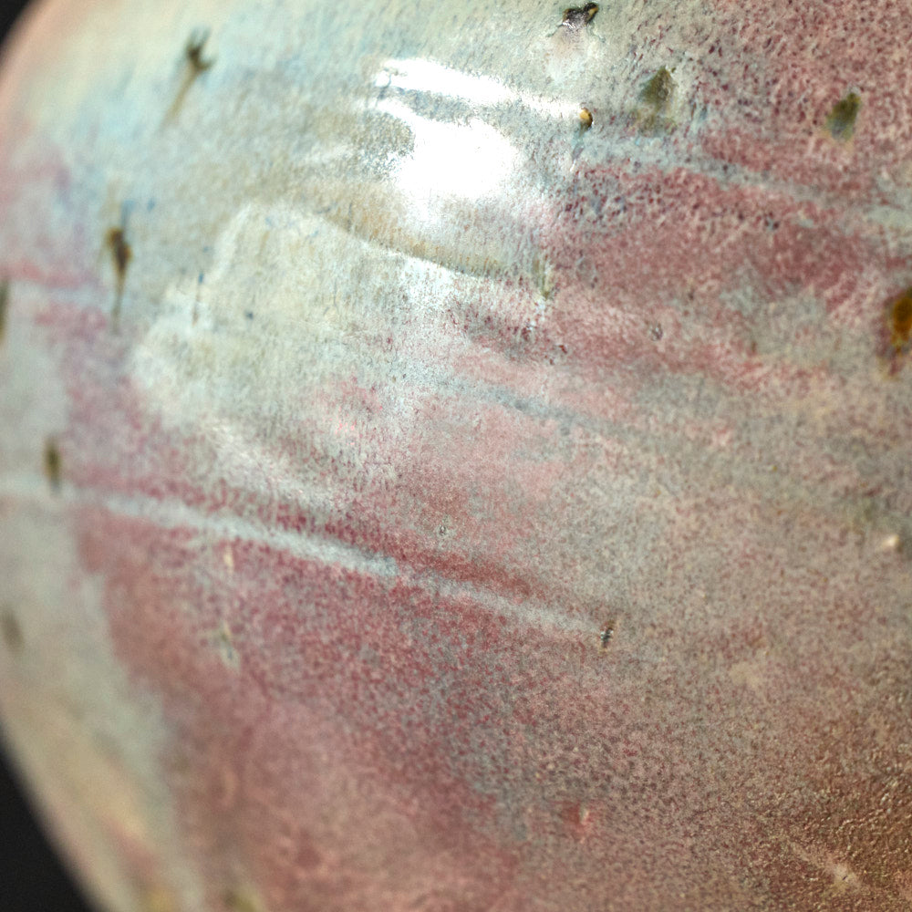 07 梨灰釉窯変壺