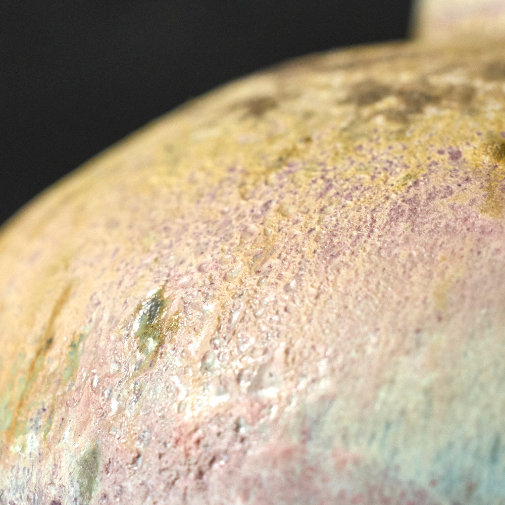 07 梨灰釉窯変壺