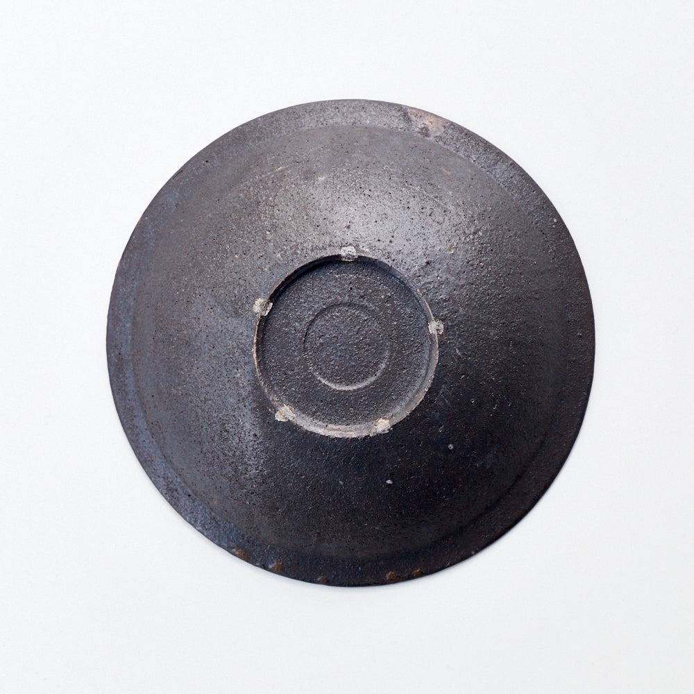 29 7寸スープ皿 黒釉