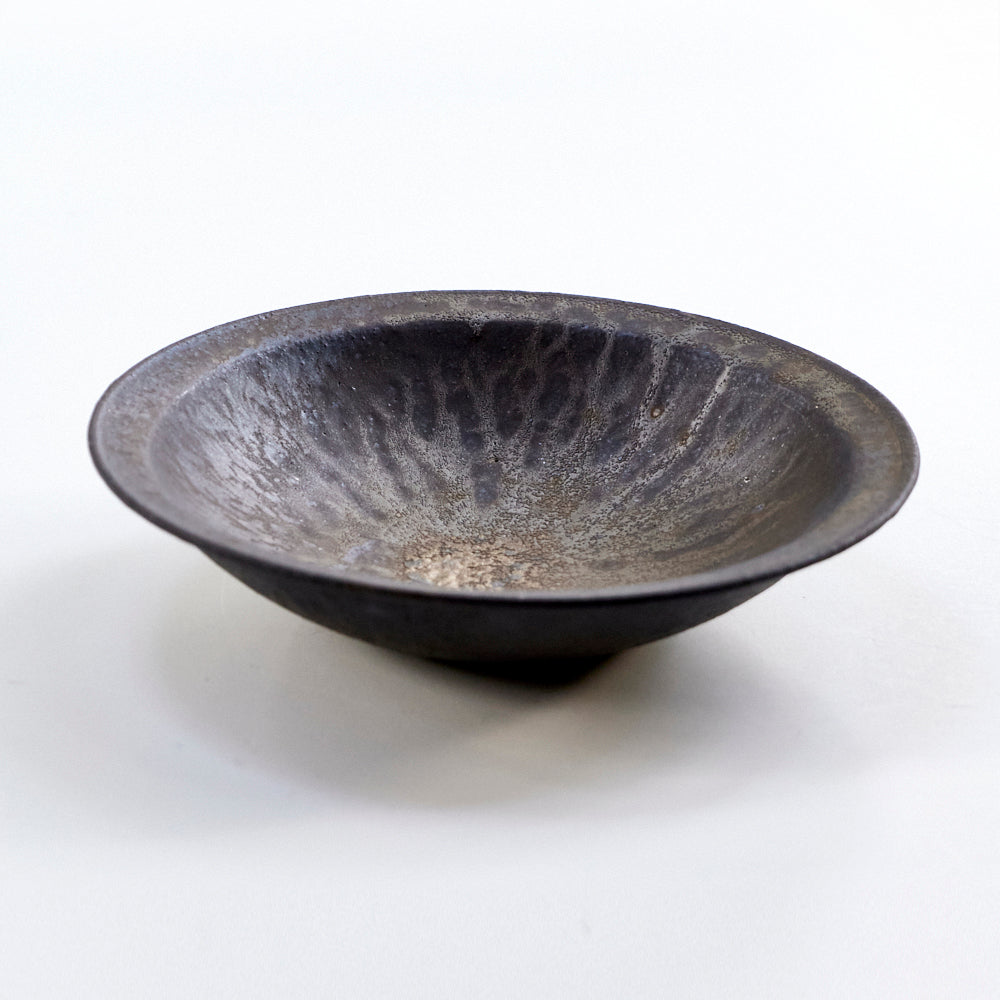 29 7寸スープ皿 黒釉