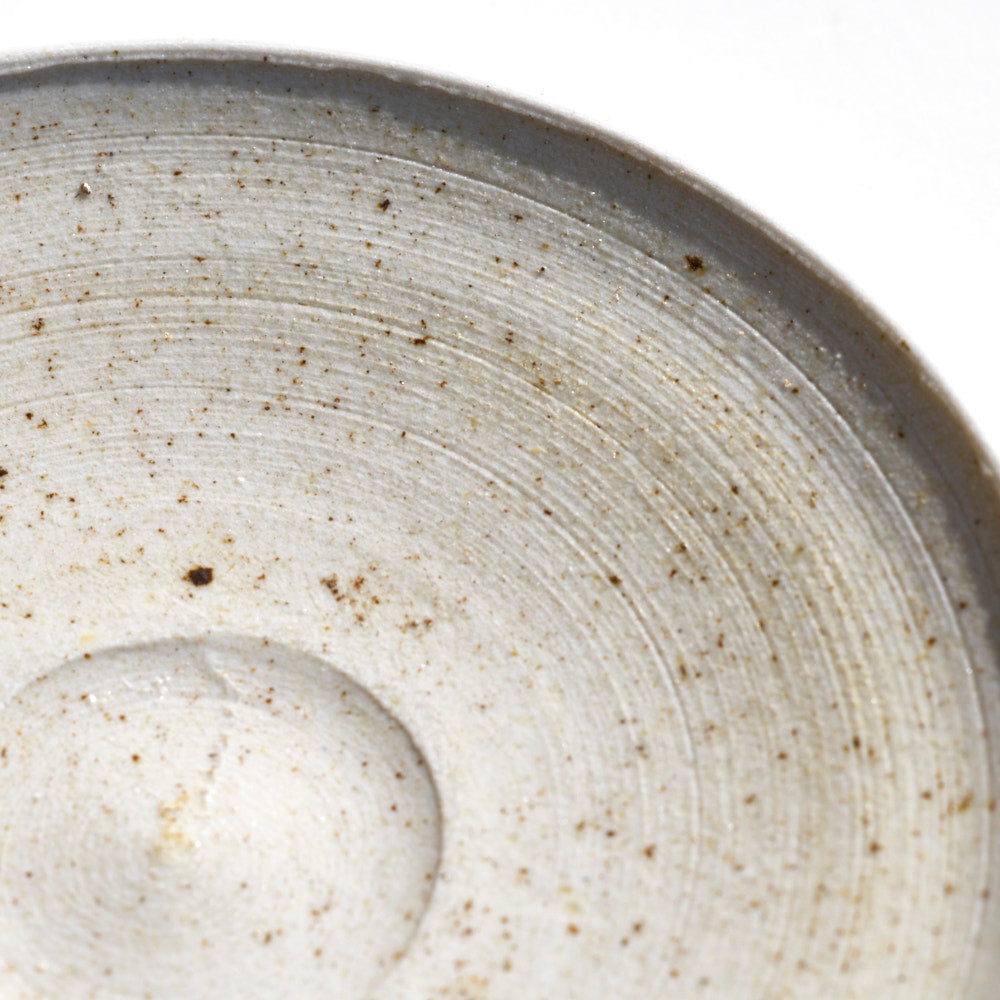 85 白瓷焼締小皿