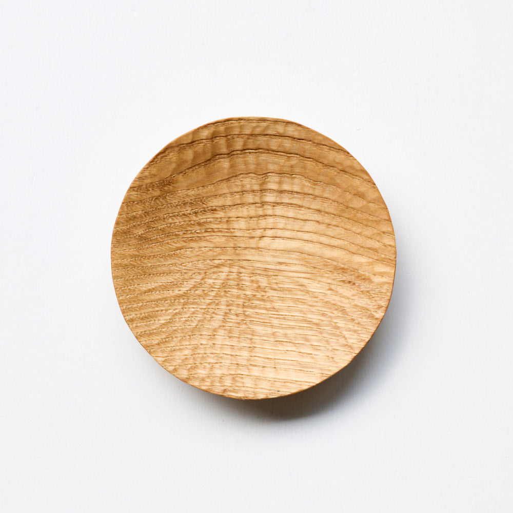 113 クリ 彫目皿