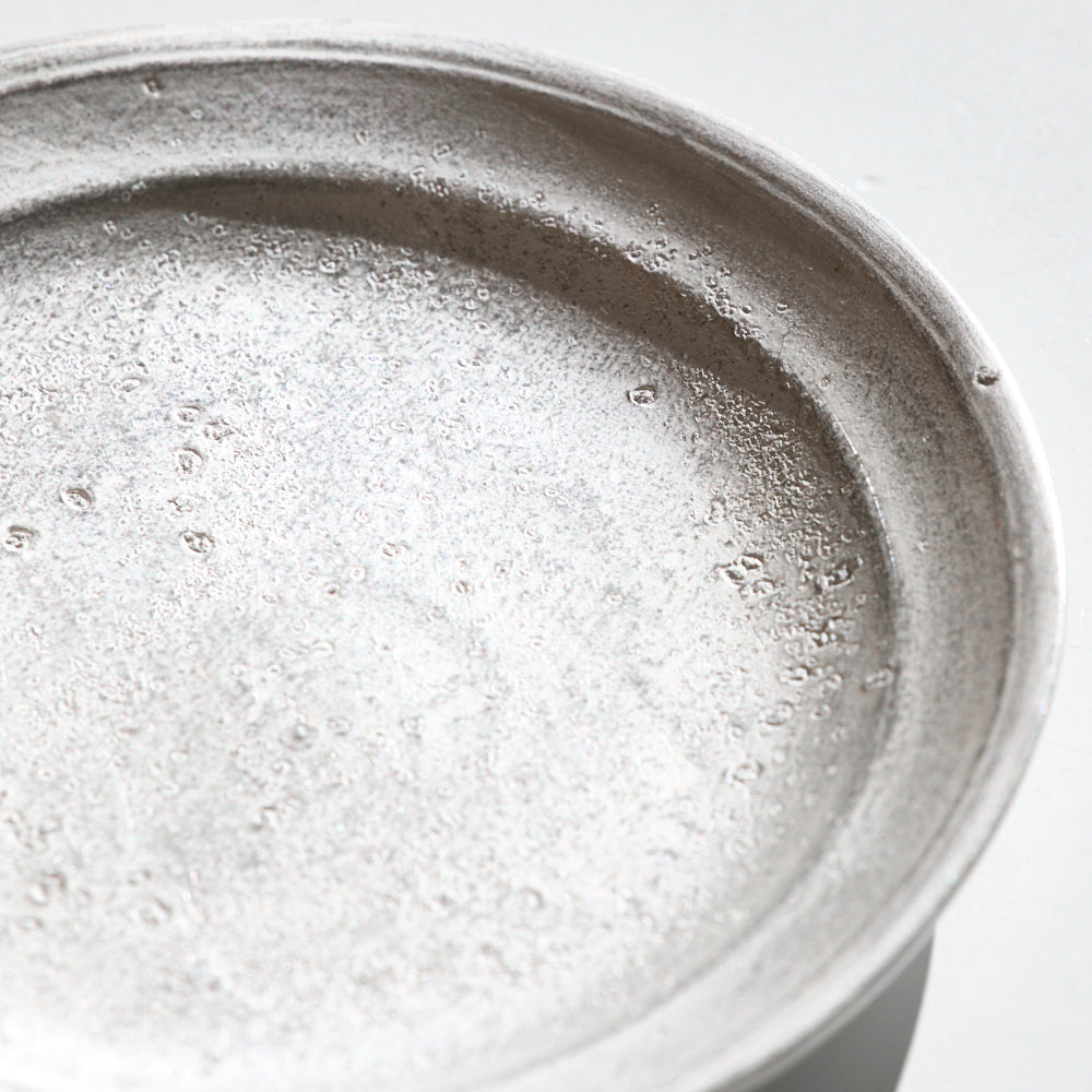 52 銀磁5寸リム皿