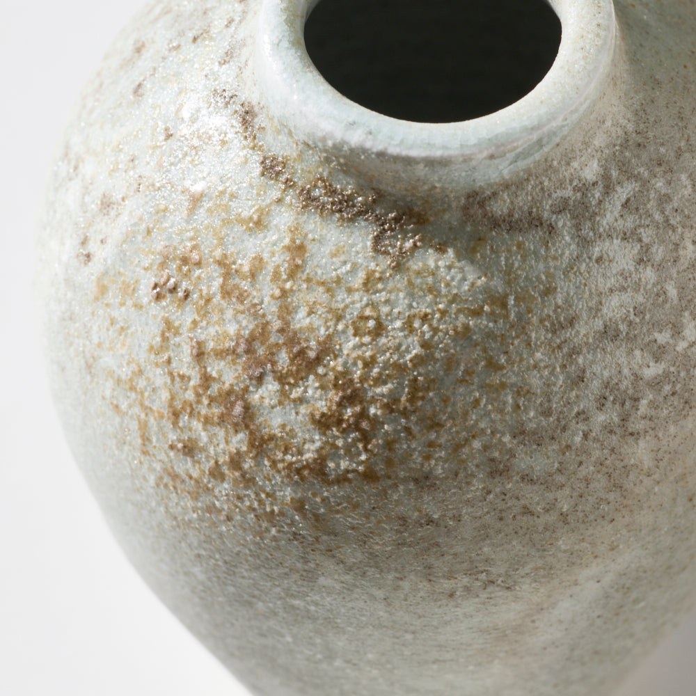 04 大堀青瓷花入