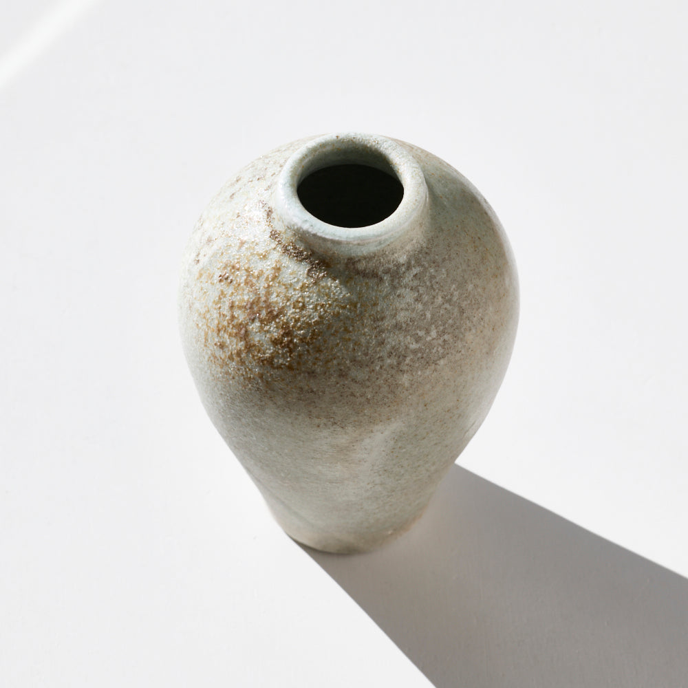 04 大堀青瓷花入