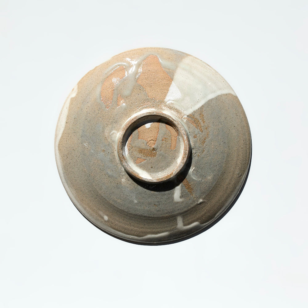 10 無地刷毛目五寸皿