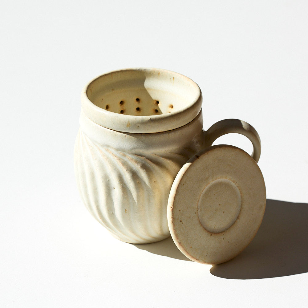 17A 茶漉し付きマグ(白)