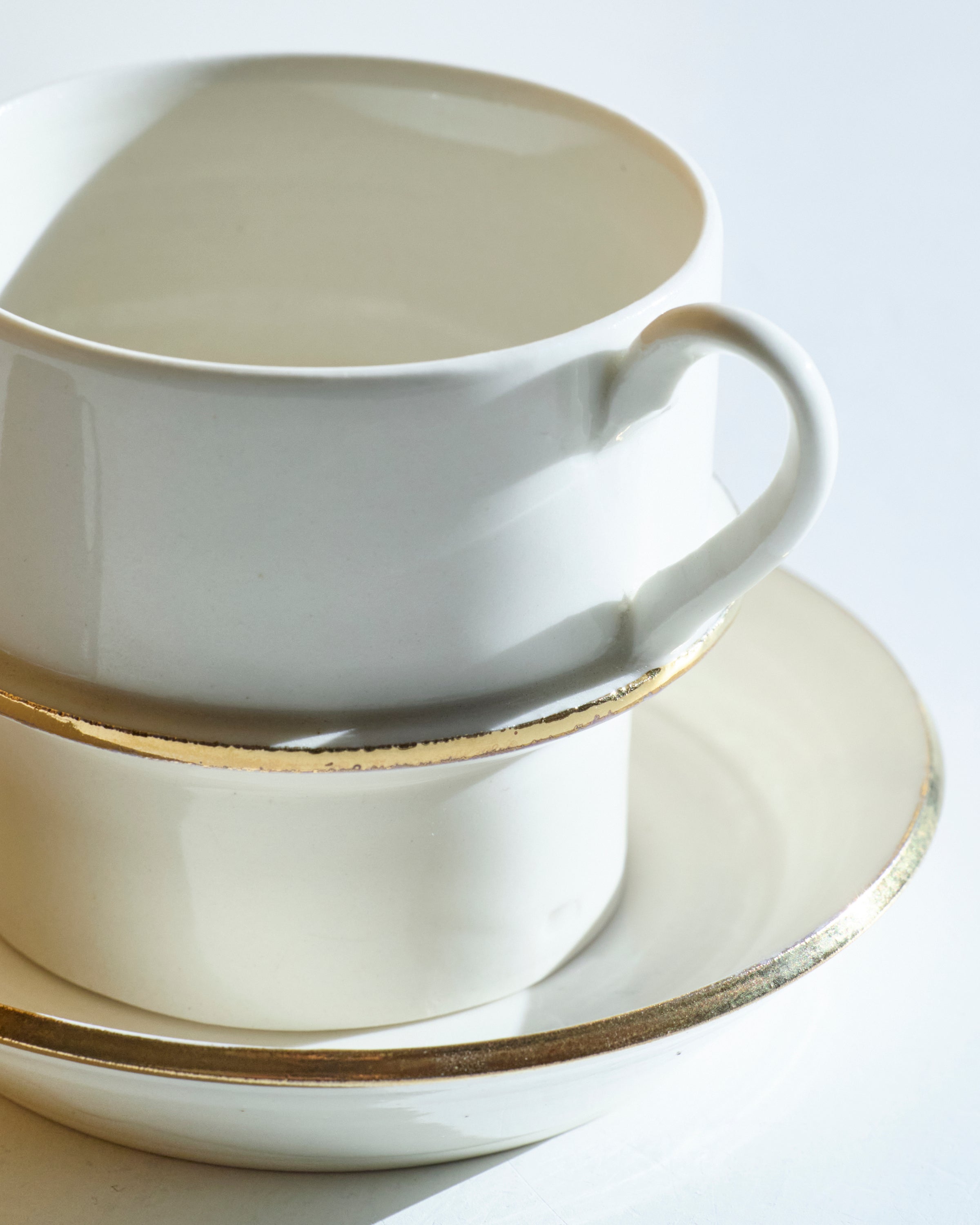 22 スタッキング コーヒー C/S (gold rim)