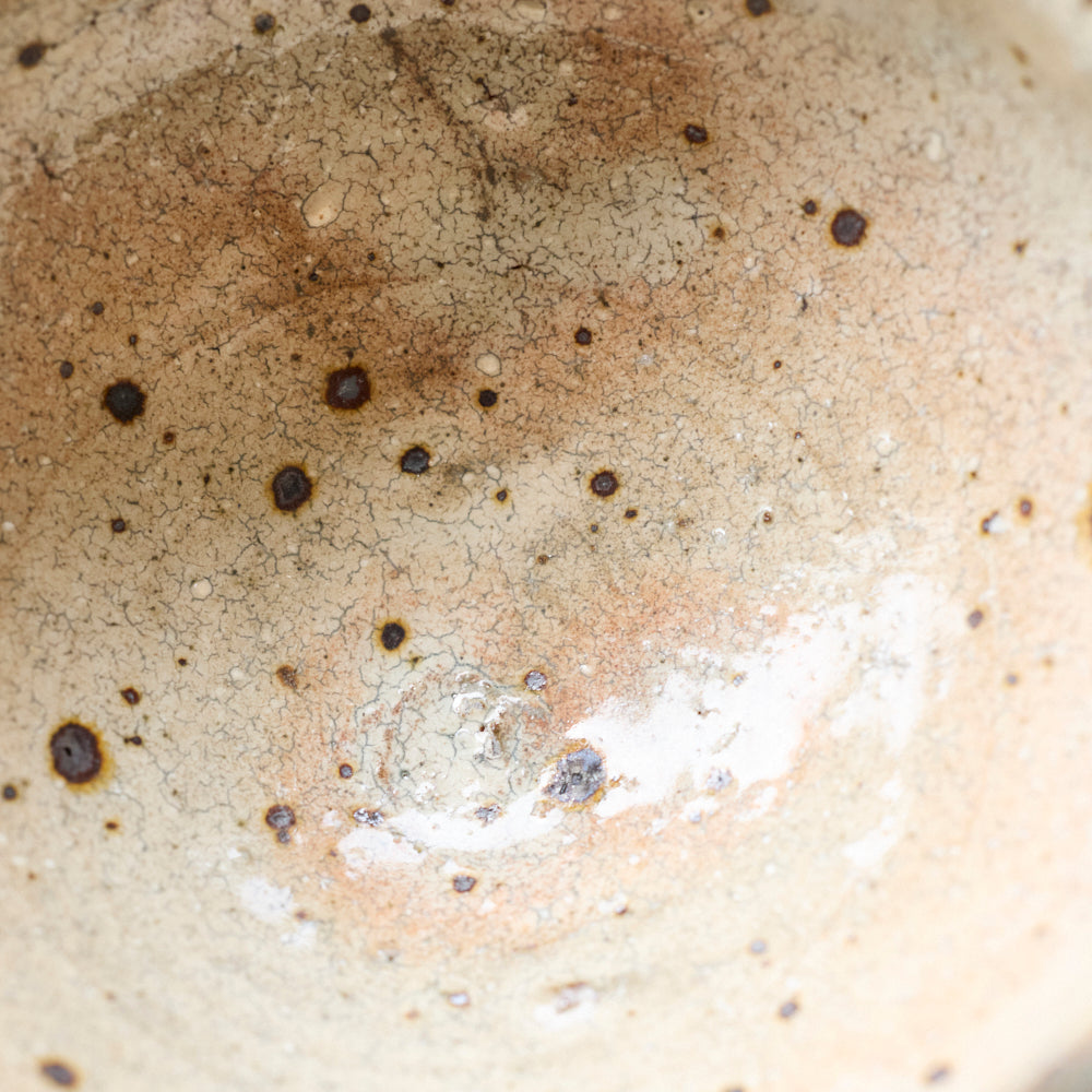 20 荒ヒビ粉引丸碗