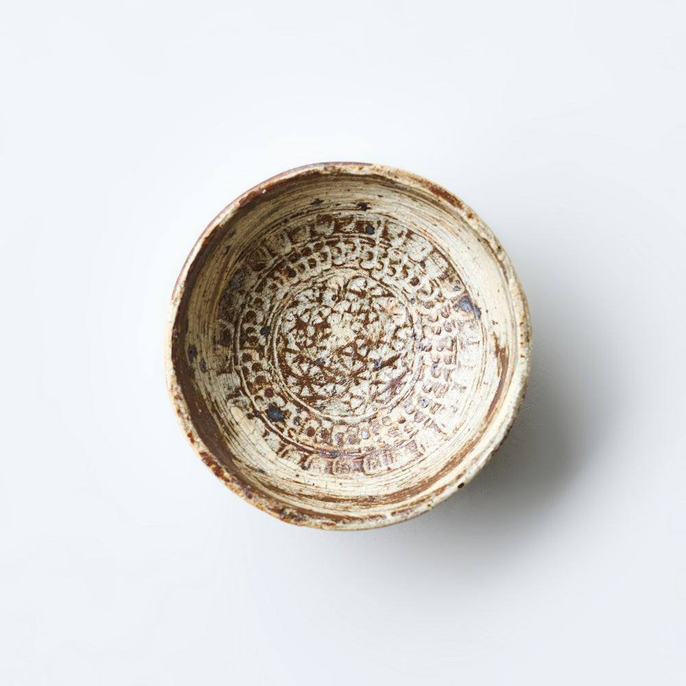 23 ヒビ印花三島 小鉢