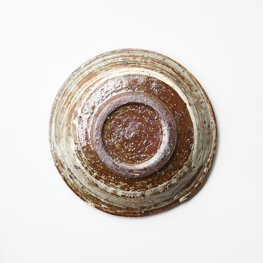 22B ヒビ印花三島皿 5.5寸