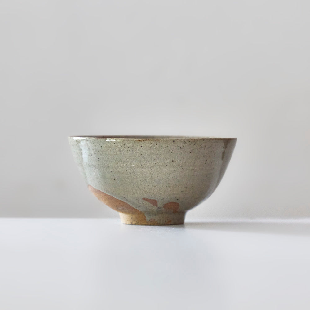 Painted Karatsu tea bowl