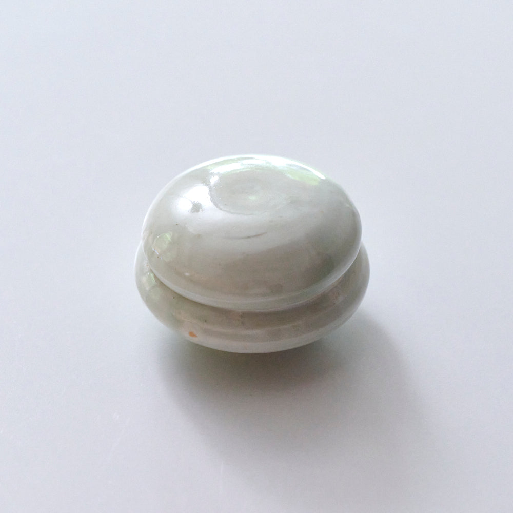 105 白瓷蓋物