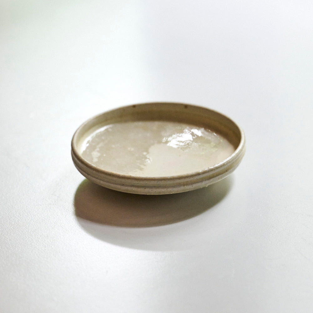 117 ミモザ灰釉菓子小鉢