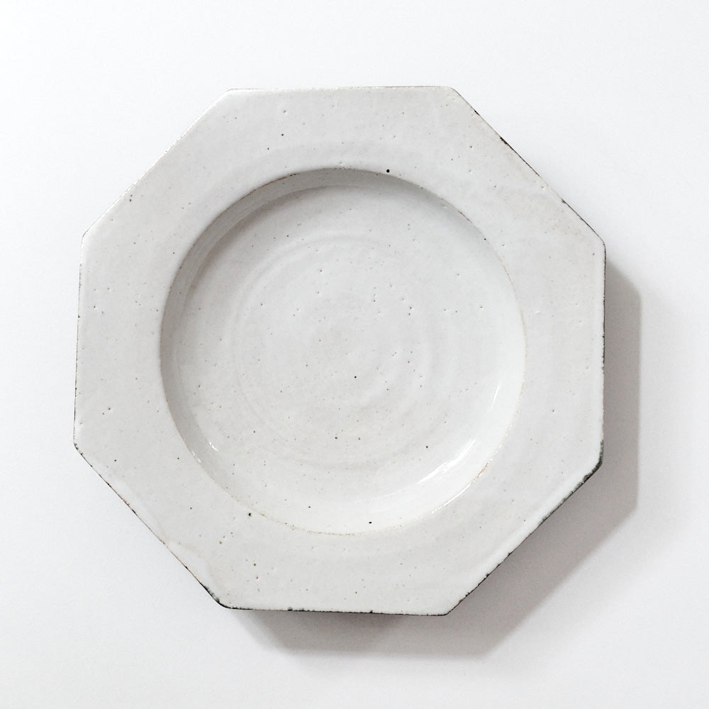 square plate with cut corners