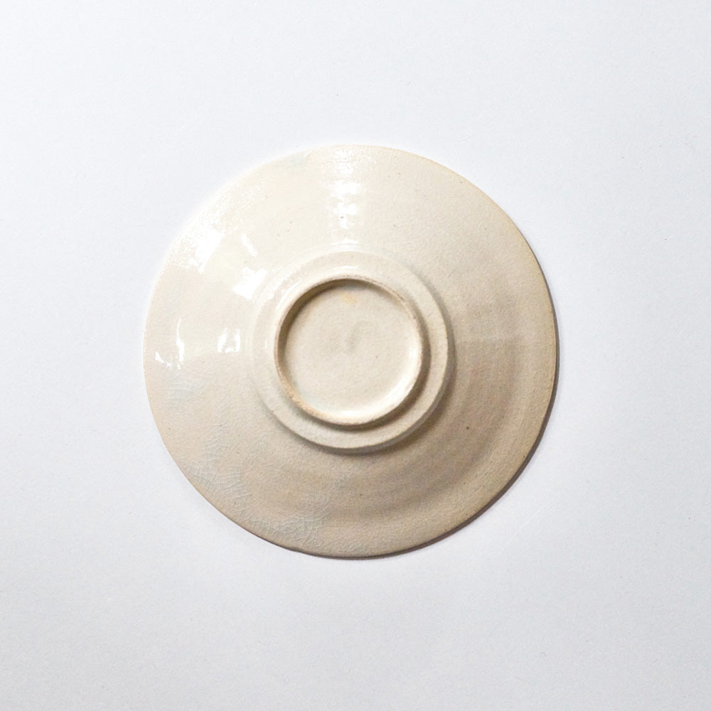 19 貫入リム小皿(ソーサー)