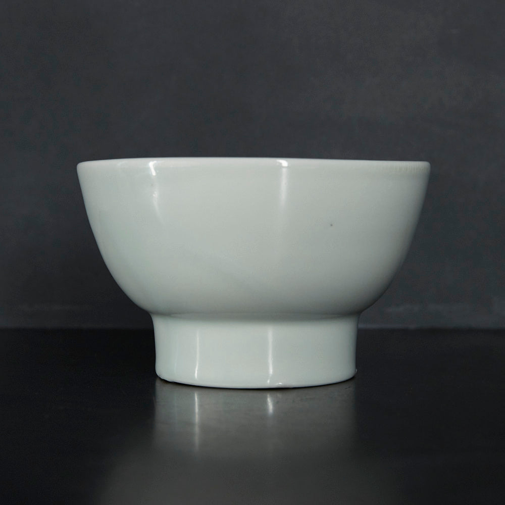 23 白磁 5寸深鉢