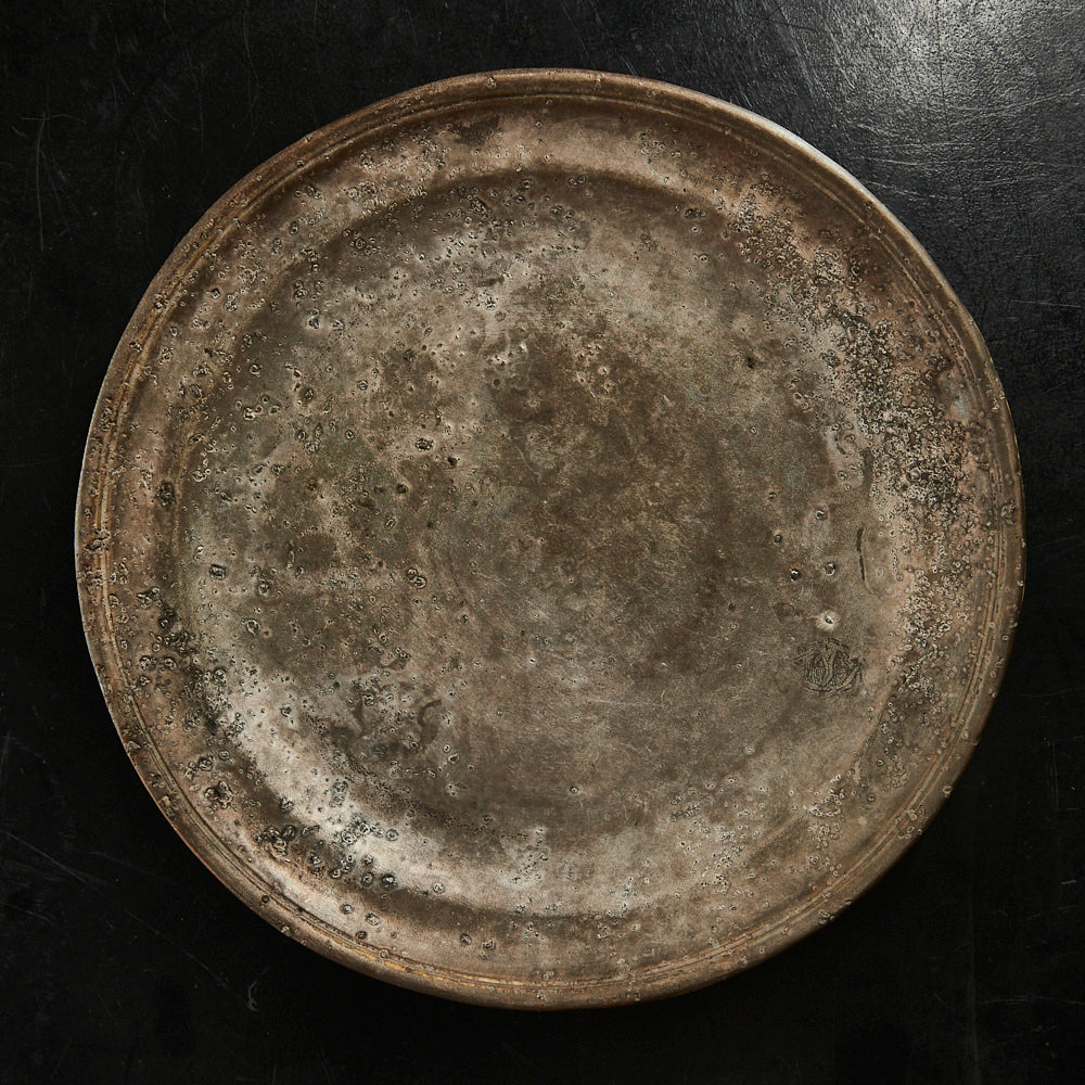 52 銀磁5寸リム皿