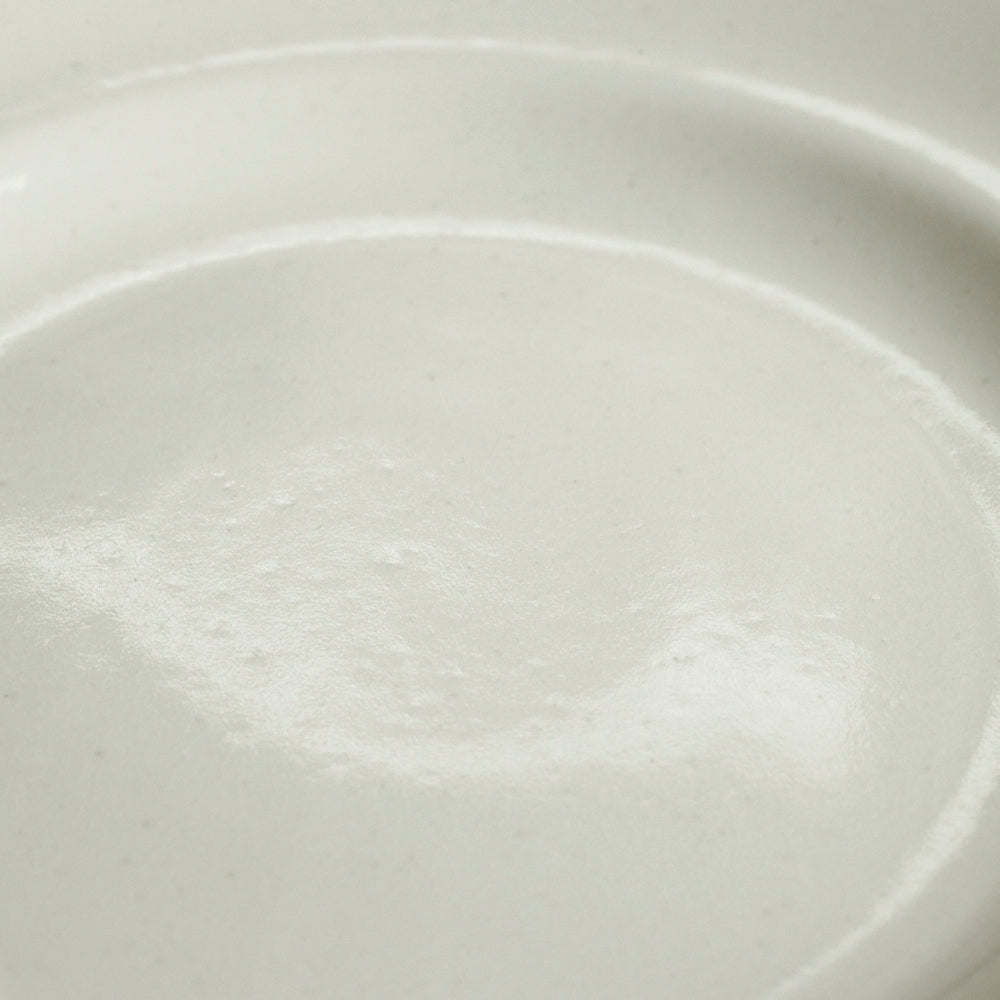 Paperwhite Flower Rim Plate M