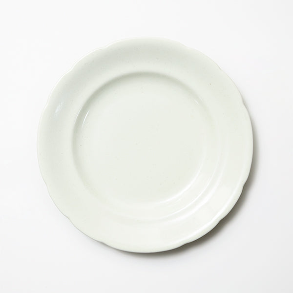 Paperwhite Flower Rim Plate M