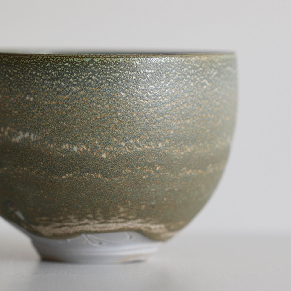 茶盌 湊鼠釉