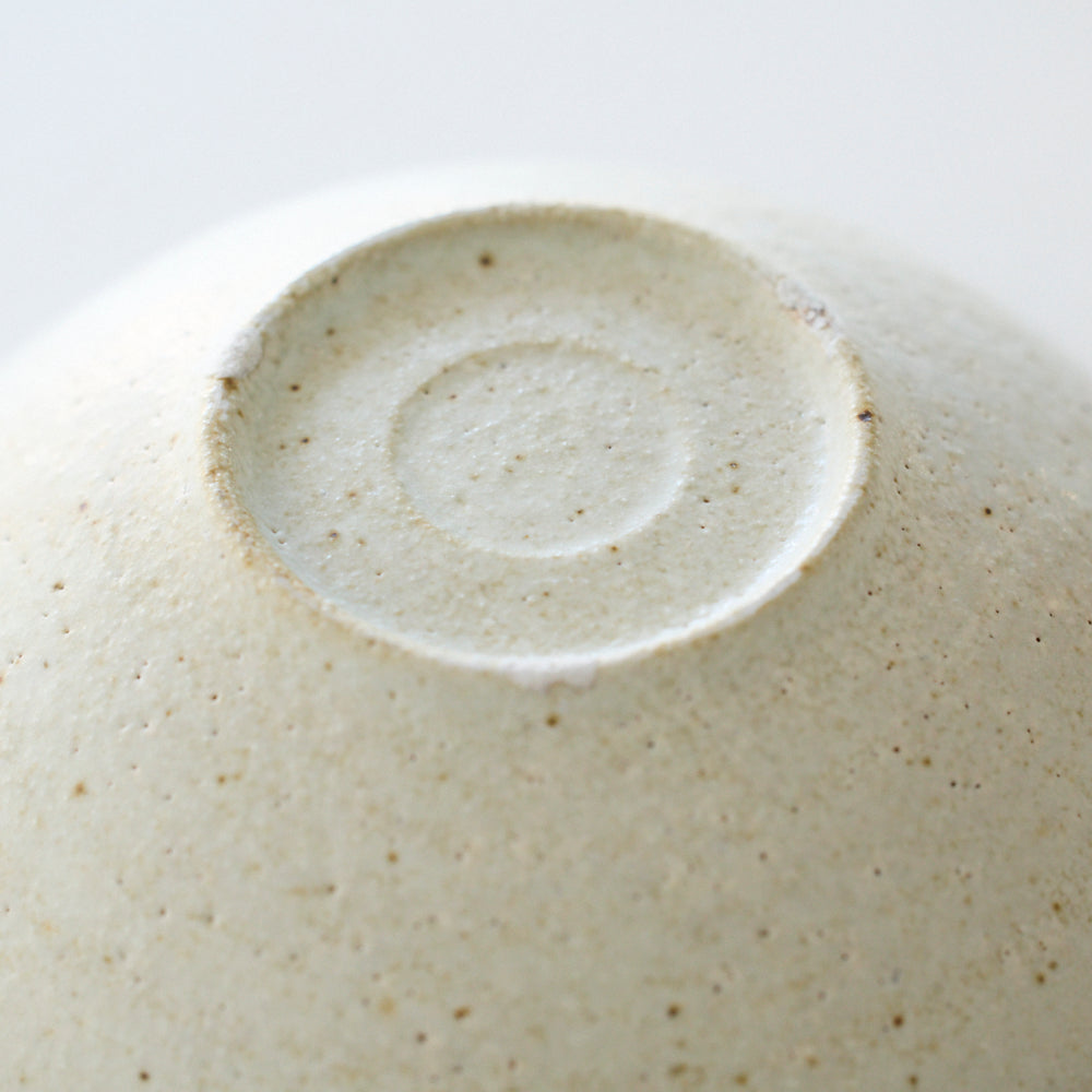 06 平鉢5寸 粉引