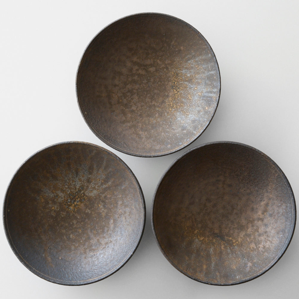 06 平鉢5寸 黒釉