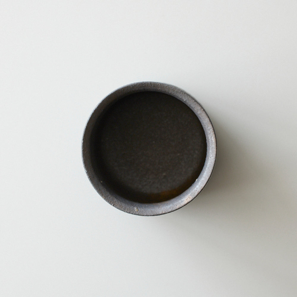 23 デザートカップ 黒釉