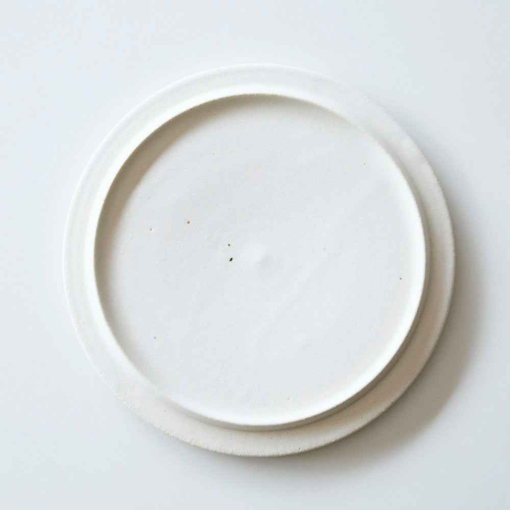 plate white 7 sun