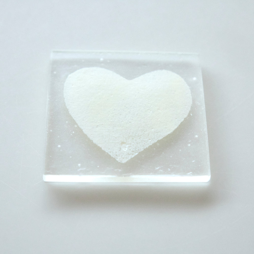 41 heart tile (white)