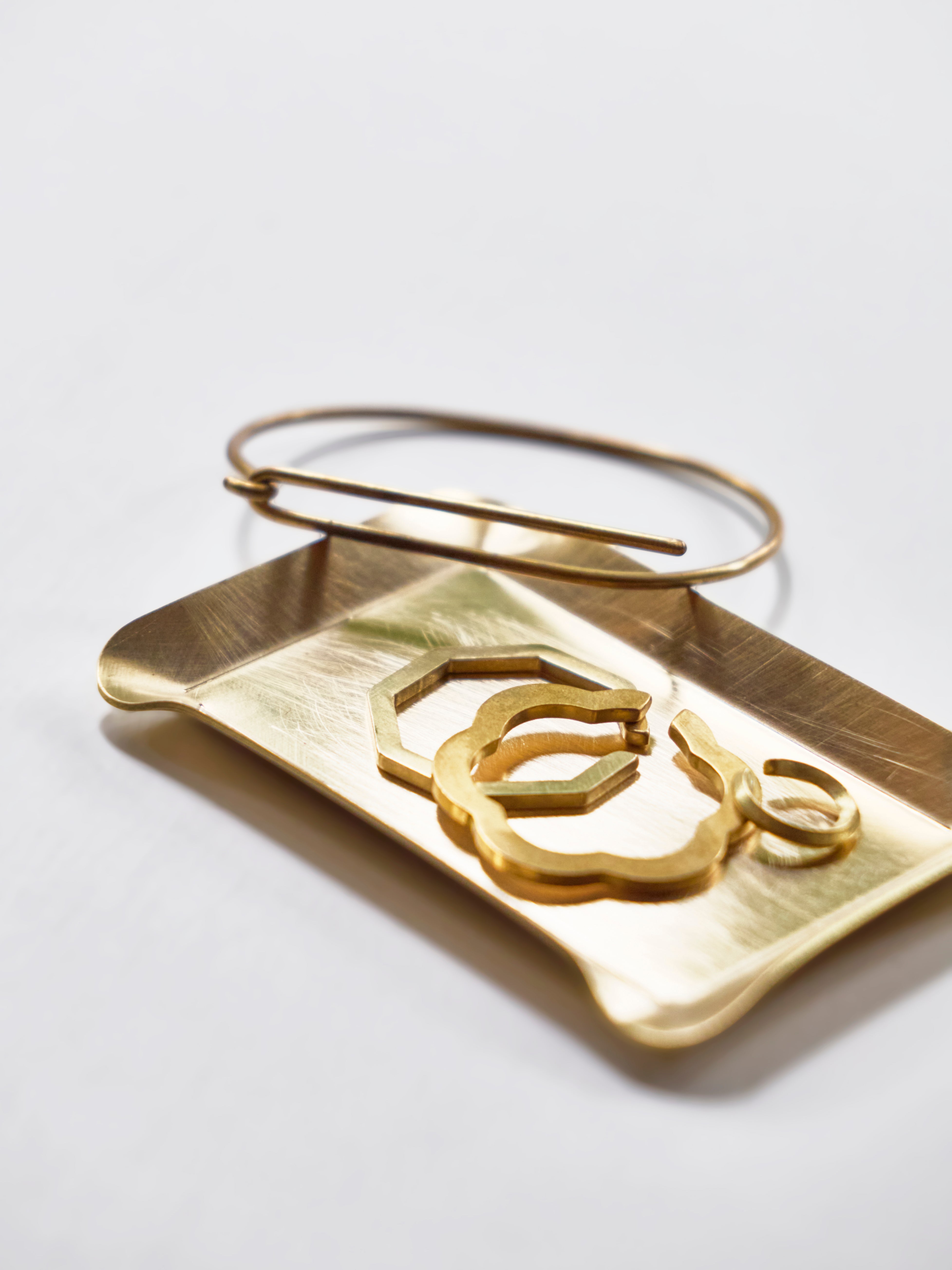 78 バングル/真鍮　フック式