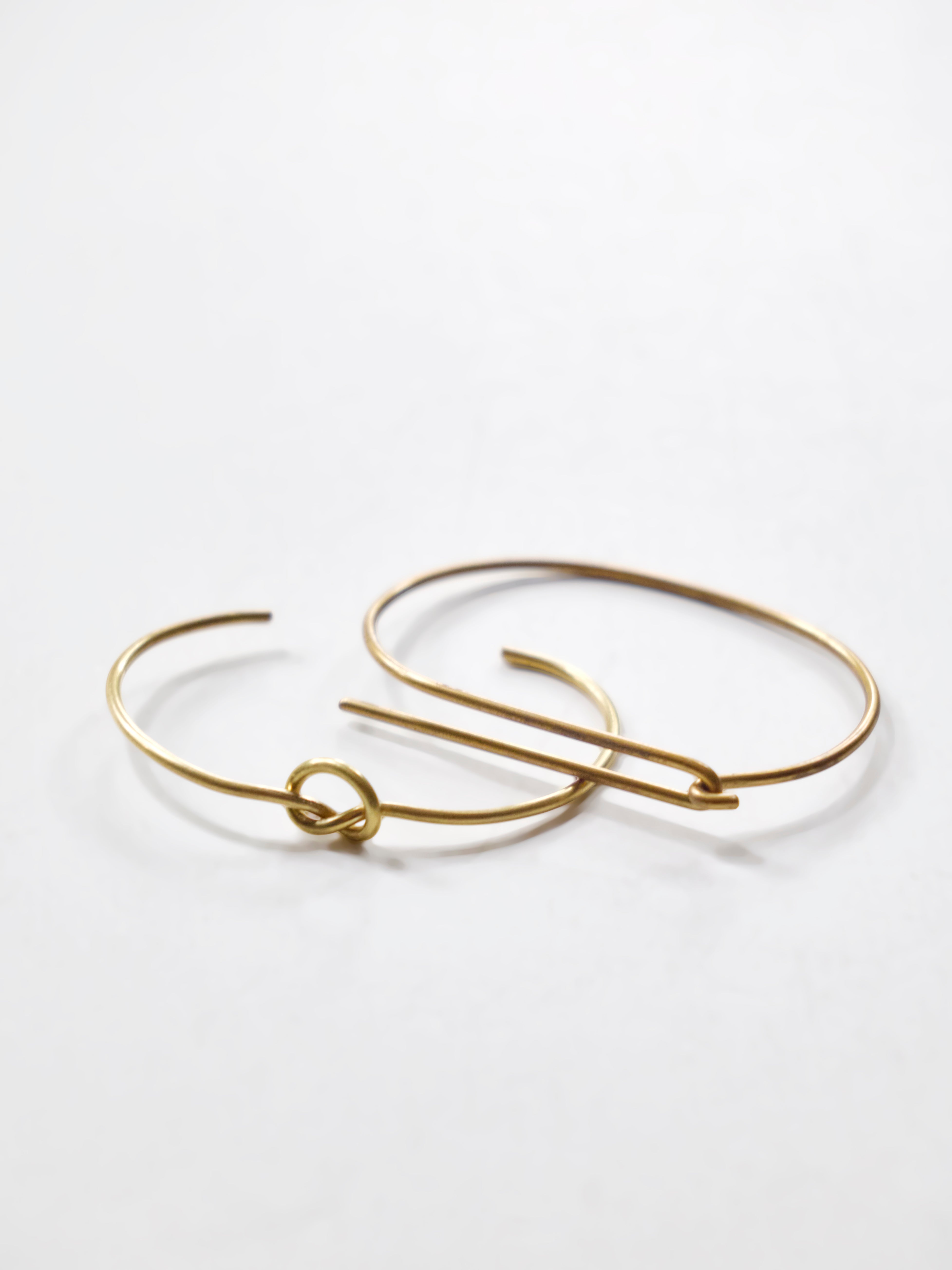 79 バングル/真鍮　結び