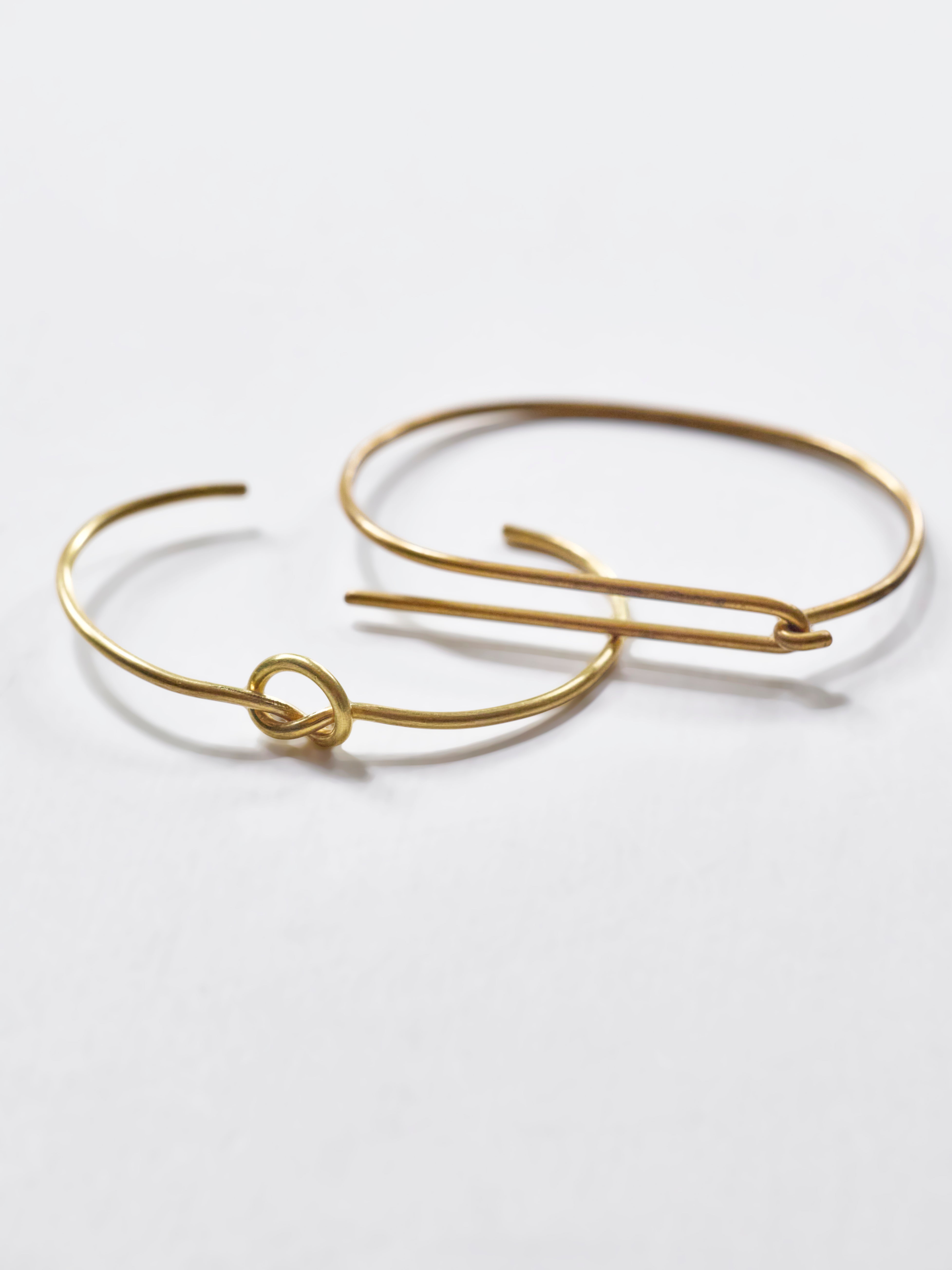 79 バングル/真鍮　結び