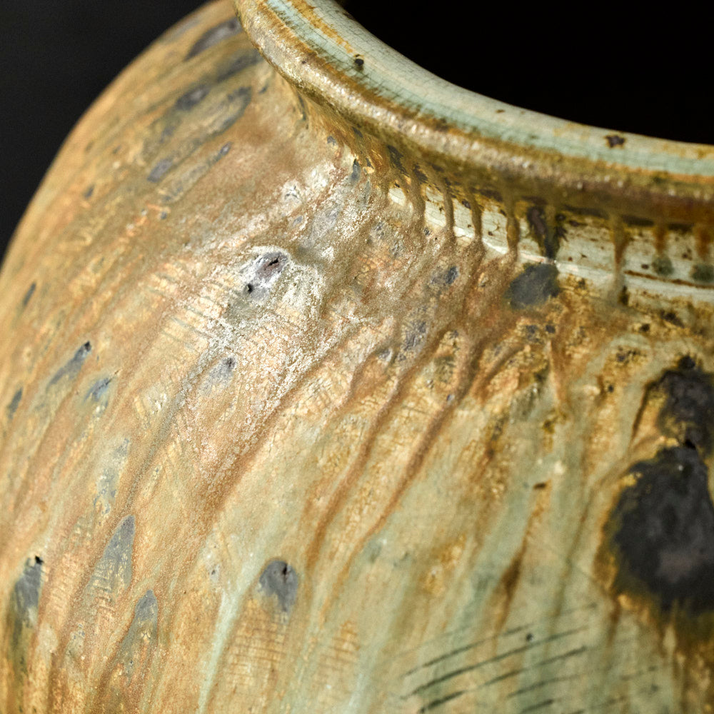 01 灰かむり粉引大壺