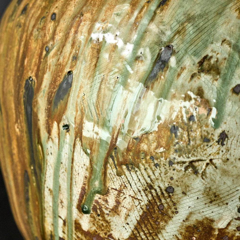 01 灰かむり粉引大壺