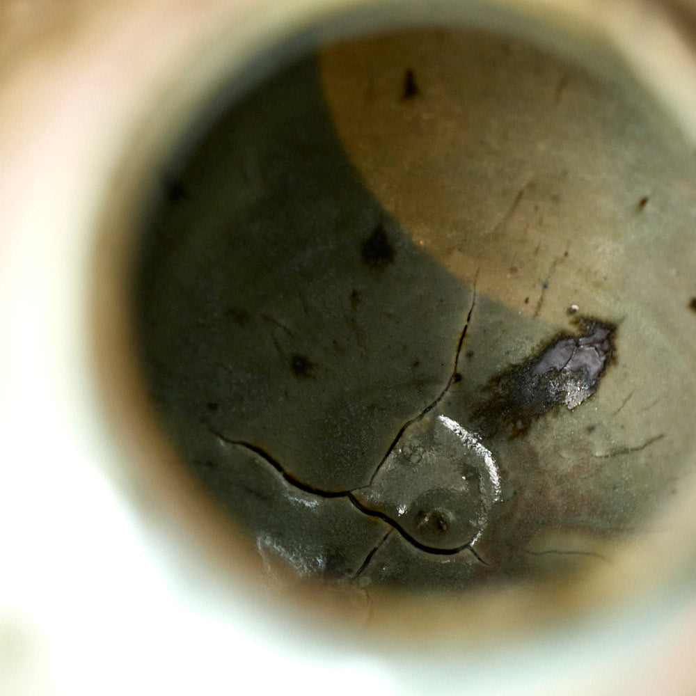 07 梨灰釉窯変壺