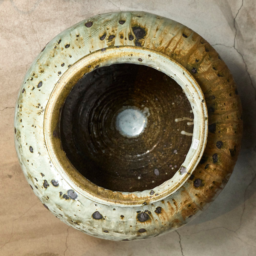 01 灰かむり粉引大壺